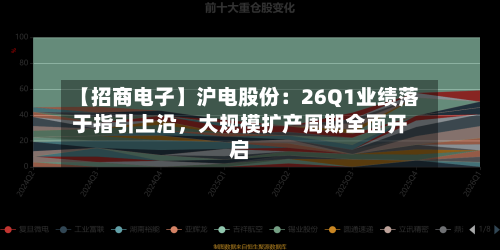 【招商电子】沪电股份：26Q1业绩落于指引上沿，大规模扩产周期全面开启