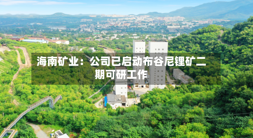 海南矿业：公司已启动布谷尼锂矿二期可研工作
