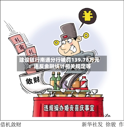 建设银行南通分行被罚139.78万元：违反金融统计相关规定等