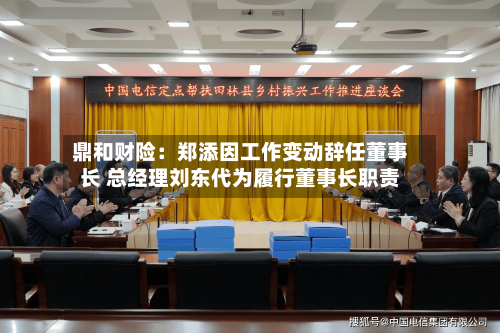 鼎和财险：郑添因工作变动辞任董事长 总经理刘东代为履行董事长职责