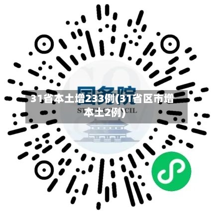 31省本土增233例(31省区市增本土2例)