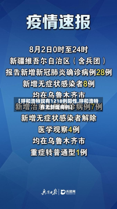 【呼和浩特现有1218例阳性,呼和浩特有无新增病例】