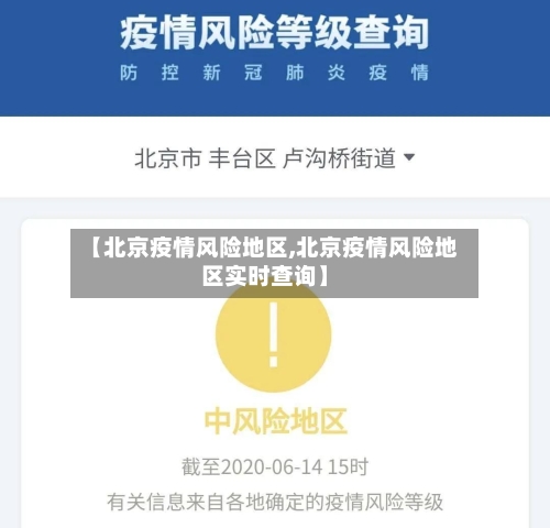 【北京疫情风险地区,北京疫情风险地区实时查询】