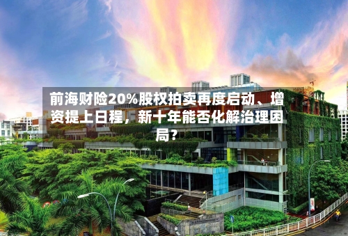 前海财险20%股权拍卖再度启动、增资提上日程，新十年能否化解治理困局？