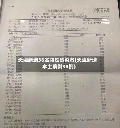 天津新增36名阳性感染者(天津新增本土病例36例)