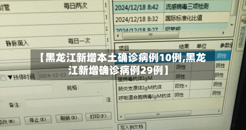 【黑龙江新增本土确诊病例10例,黑龙江新增确诊病例29例】