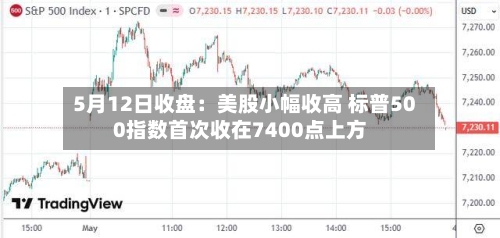 5月12日收盘：美股小幅收高 标普500指数首次收在7400点上方
