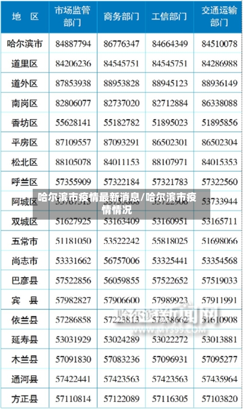 哈尔滨市疫情最新消息/哈尔滨市疫情情况