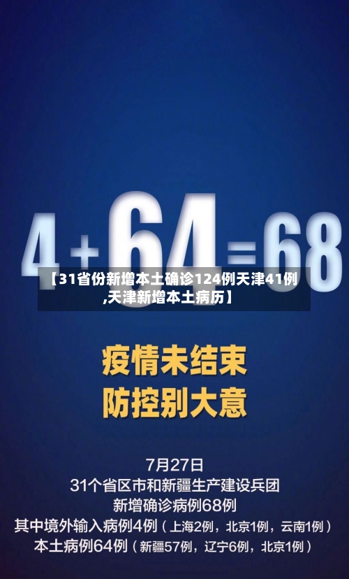 【31省份新增本土确诊124例天津41例,天津新增本土病历】