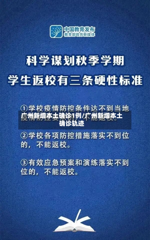 广州新增本土确诊1例/广州新增本土确诊轨迹