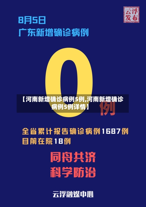 【河南新增确诊病例5例,河南新增确诊病例5例详情】