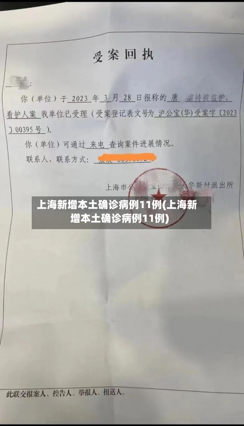 上海新增本土确诊病例11例(上海新增本土确诊病例11例)