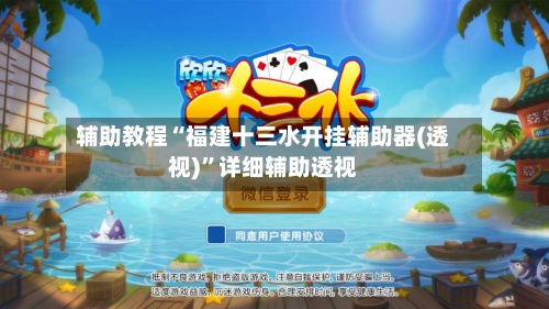 辅助教程“福建十三水开挂辅助器(透视)”详细辅助透视