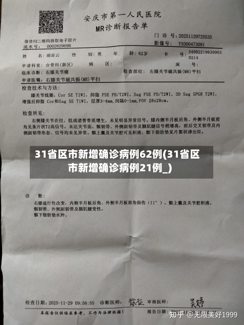 31省区市新增确诊病例62例(31省区市新增确诊病例21例_)