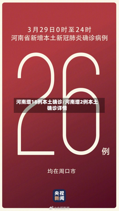 河南增18例本土确诊/河南增2例本土确诊详情
